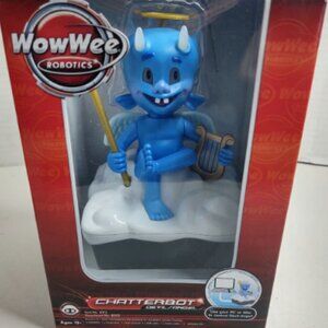Chatterbot Devil/Angel-Talks & Laughs while you type! WowWee Robotics. (Shelf)